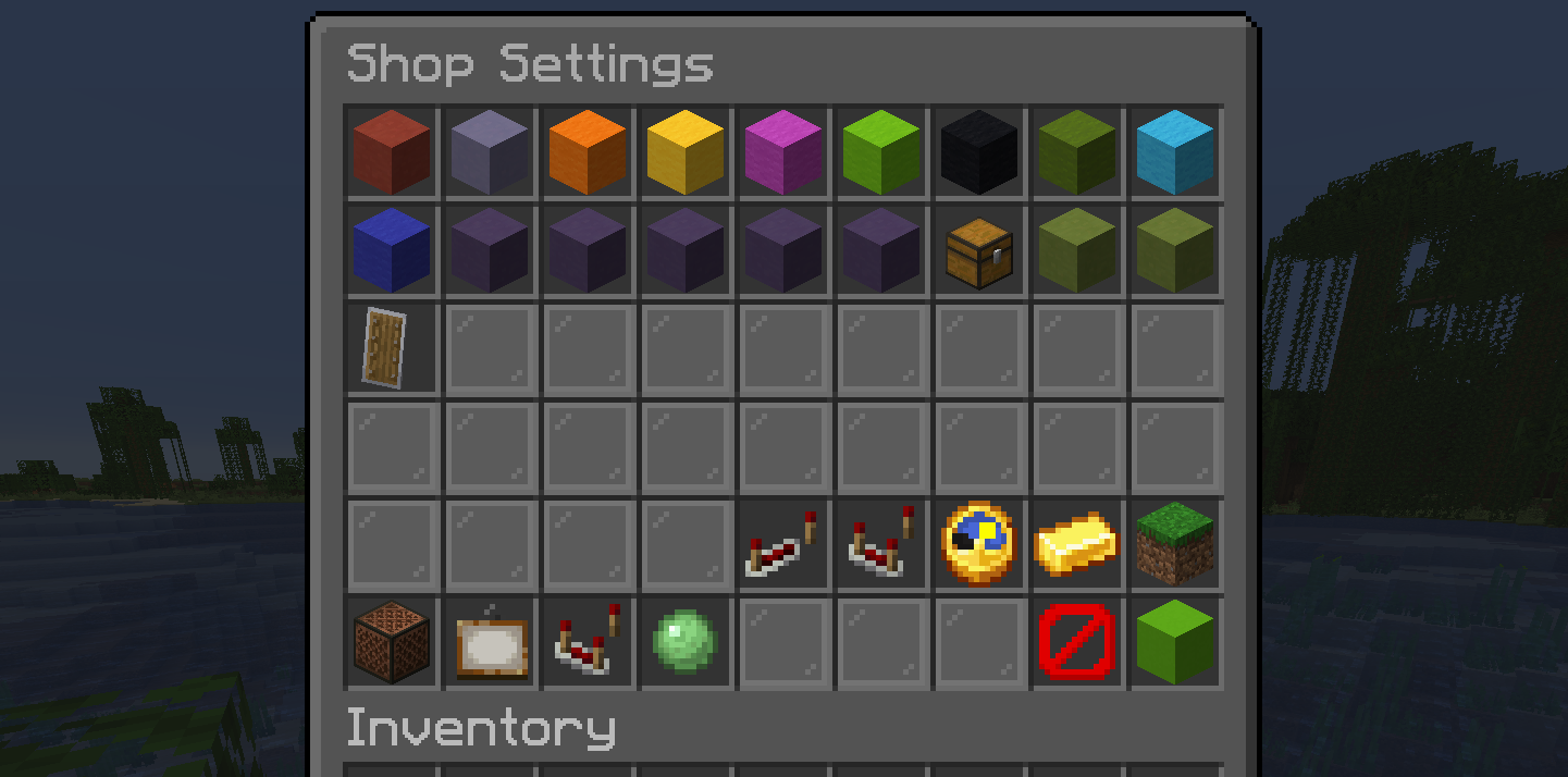Admin configuration GUI